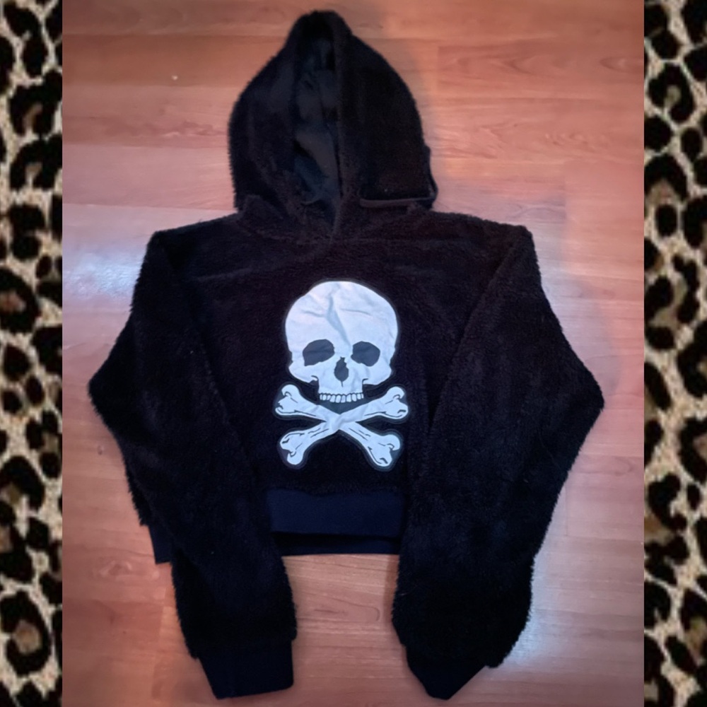 Social Collision skull hoodie